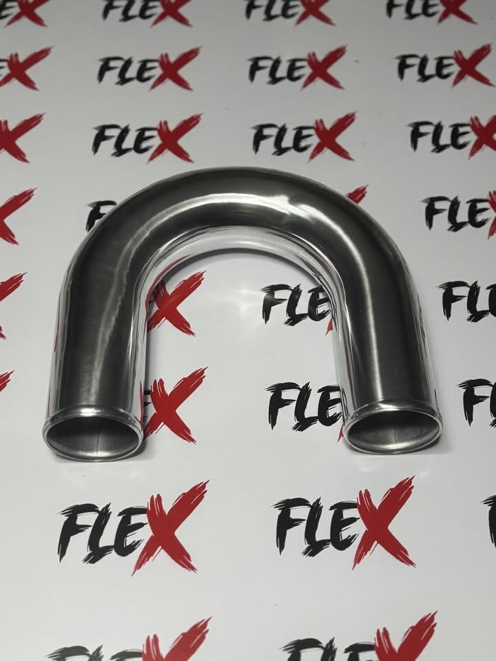 Polished stainless U bend pipe