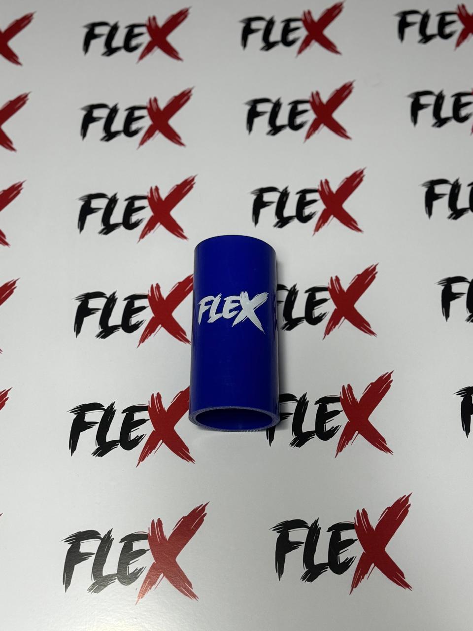 Blue straight silicone hose